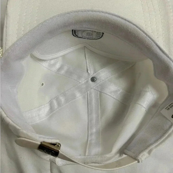 Vintage ICI White Rope Hat Cap Snap Back Trucker Hat Sportcap - Picture 12 of 12